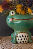 Set of 2 Ceramic Frog Planter (min 2) – image 3
