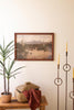 Framed Desert Landscape Print Under Glass – image 3