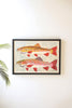 Framed Two Fish Painting – image 1