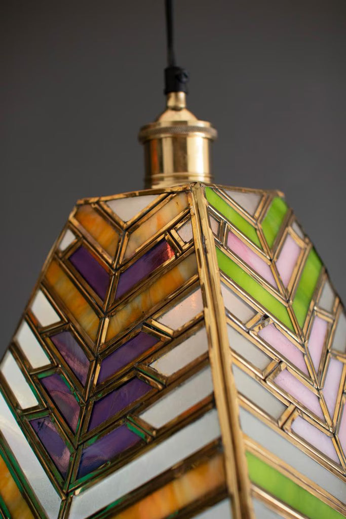 Stained Glass Pendant Lamp #3 – image 2