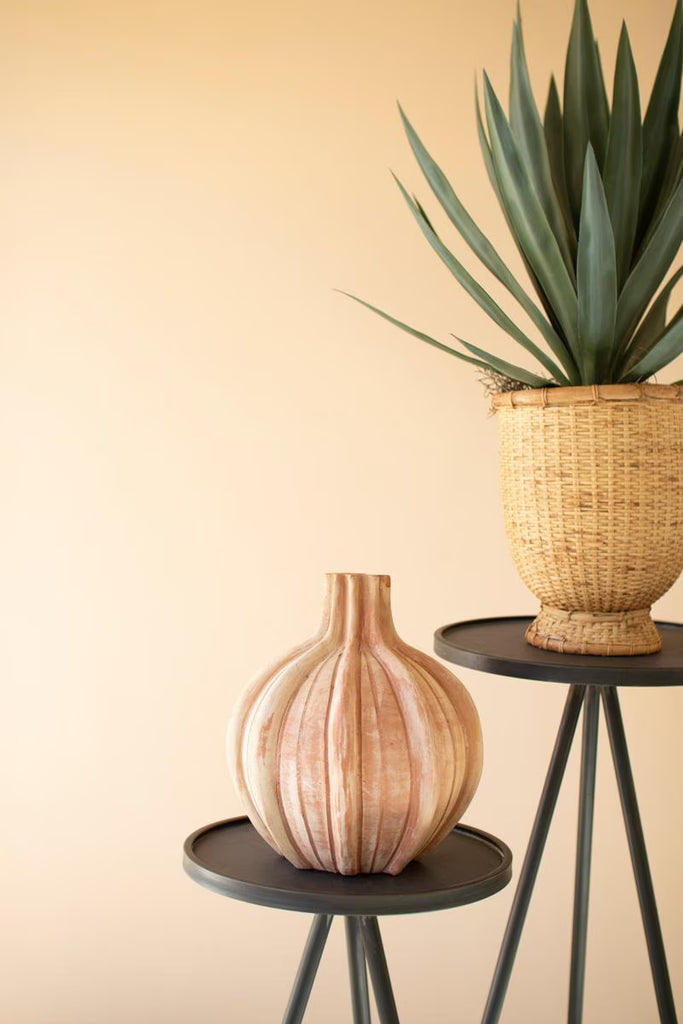 Set of 3 Tall Painted Metal Display Stands – image 2