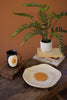 CERAMIC FRIED EGG PLATTER (MIN 4) — Kalalou CDV2286K
