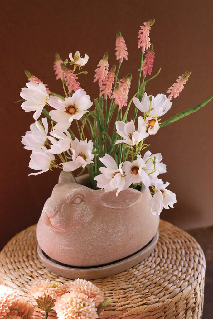 Cement Easter Rabbit Planter - image 4