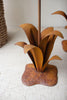 Set of 2 Rustic Metal Aloe Plants with Flowers – image 2