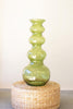LARGE GLASS BUBBLE VASE - GREEN — Kalalou CV2317