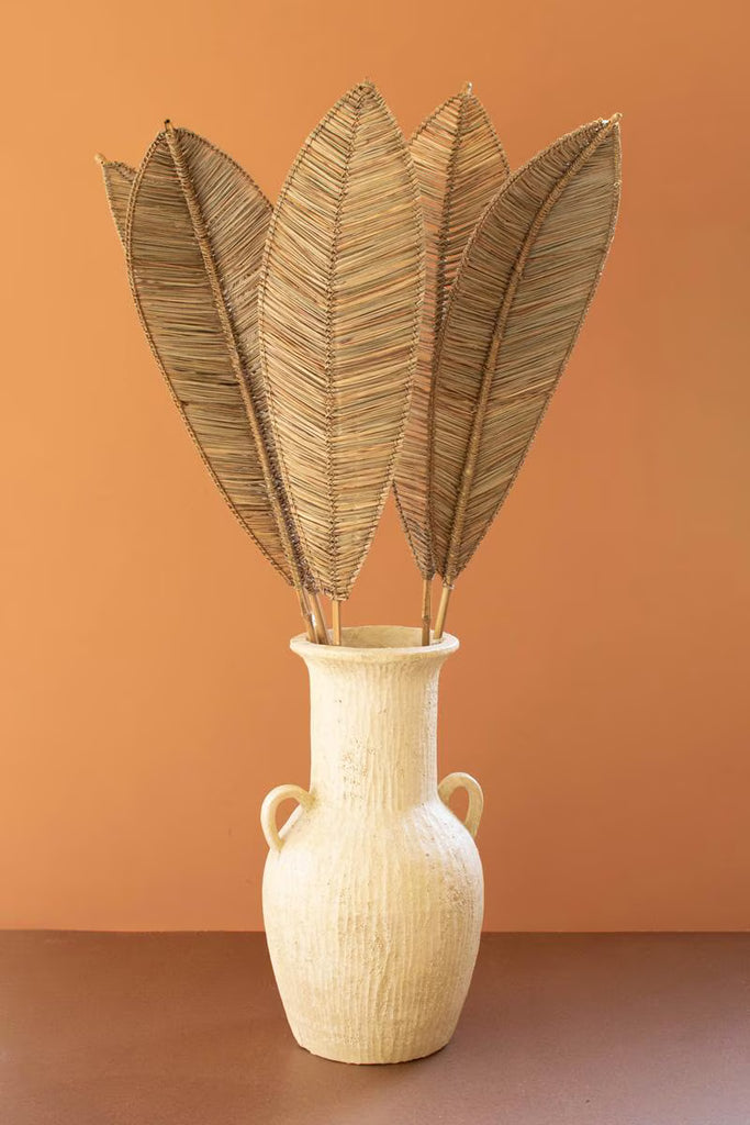 Set of 6 Angel Leaf Dã‰cor with Bamboo Branch - Brown – image 5