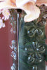 Set of 2 Square Glass Vase with Embossed Flowers (min 2) – image 5