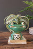 Set of 2 Ceramic Frog Planter (min 2) – image 4