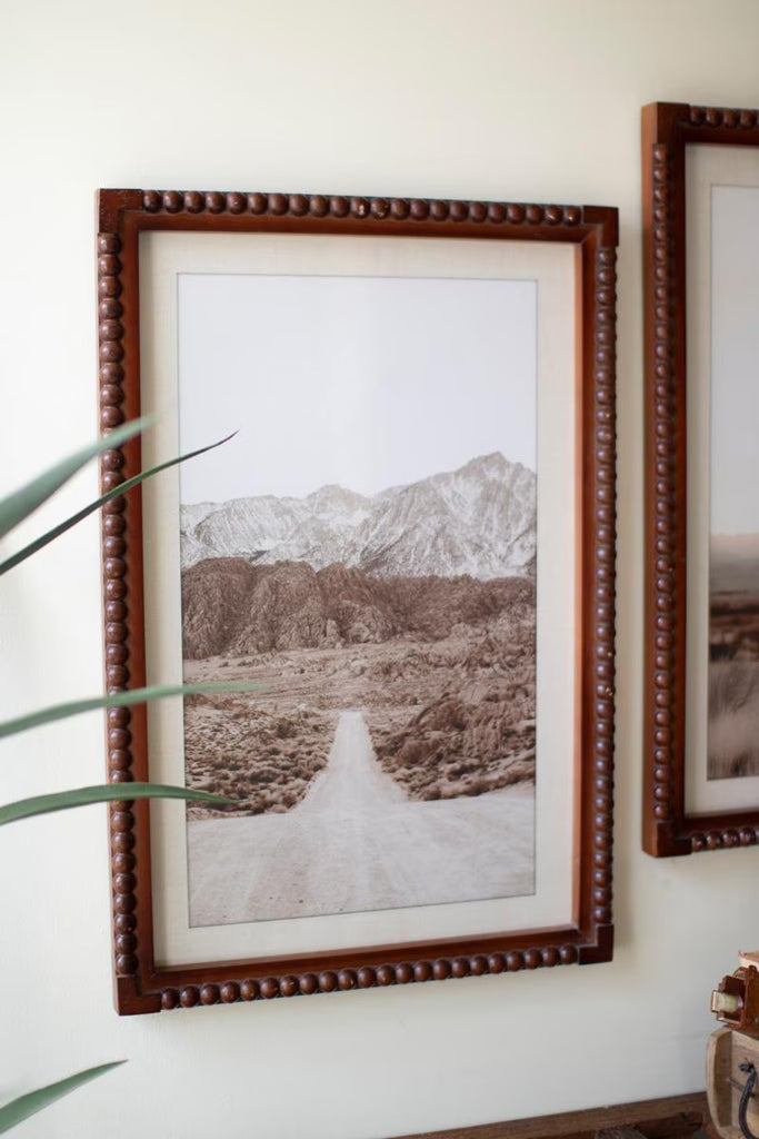 Set 2 Fset 2 Framed Cowboy & Desert Photography Prints Under Glass – image 4