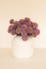 BUNDLE OF SEVEN  ARTIFICIAL ZINNIAS - PURPLE — Kalalou CHAL1001