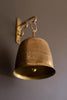 Antique Brass Bell and Wall Bracket - image 3