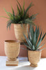 Set of 3 Split Cane Baskets – image 1