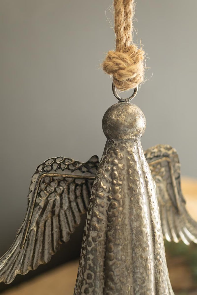 Metal Angel Bell Door Hanger - view 2