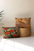 Set of 2 Embroidered Pillows with Flowers - One Each Color – image 1