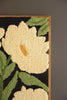 Wood Framed Hand-hooked Art - White Flowers – image 2