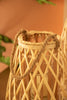 Set of 3 Willow Lanterns with Glass Insert - Natural – image 2
