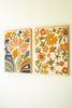 Set of 2 Wood Framed Hand Hooked Wall Art - Florals – image 3