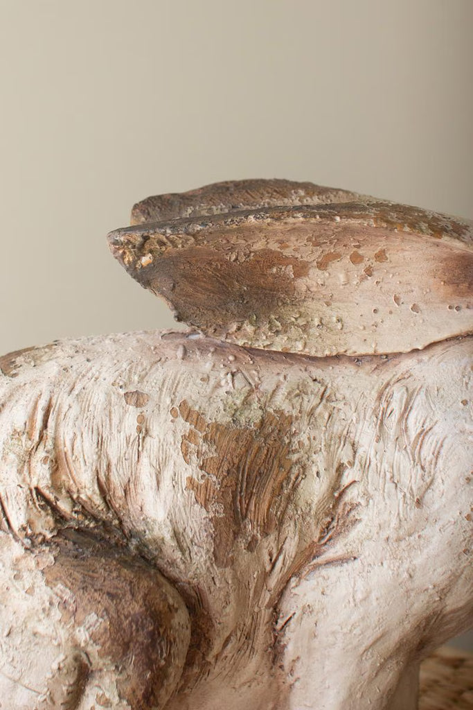 Faux Concrete Rabbit - Sitting – image 4