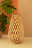 Tall Teardrip Willow Lantern with Glass Insert - Natural 31.5"t – image 1