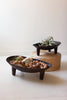 SET OF TWO OVAL IRON BOWLS — Kalalou NMCC1358
