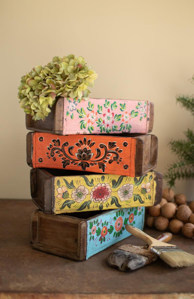 Set of 4 Hand Painted Brick Molds – image 5