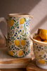 Set of 2 Cement Pitcher and Vase - Lemons – image 5