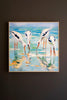 Framed Acrylic Painting - Shore Birds – image 3