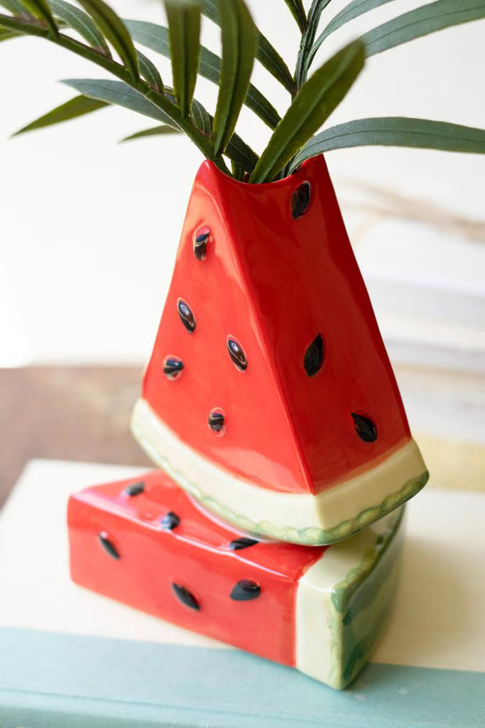 Ceramic Watermelon Bud Vase - image 2