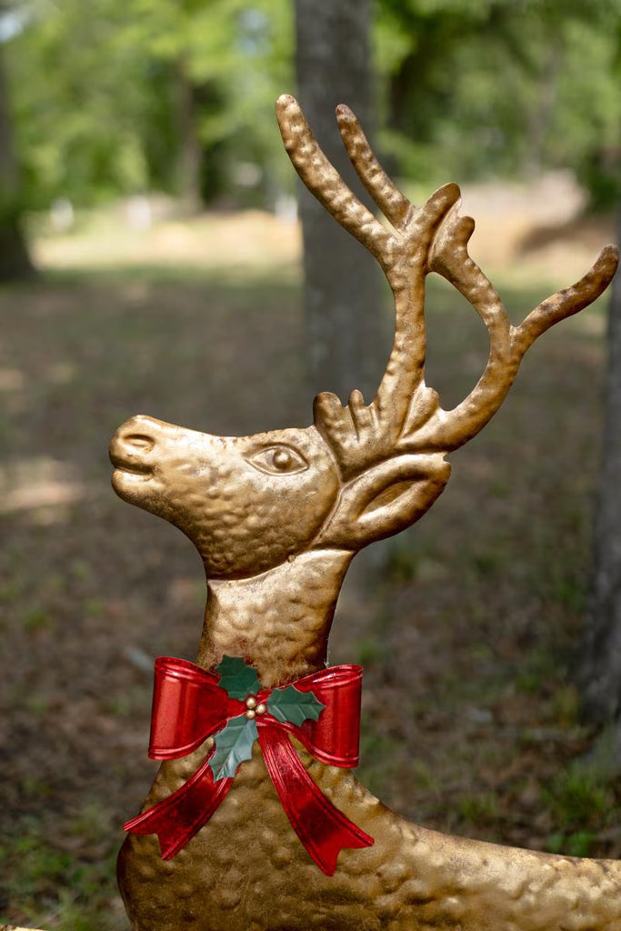 Metal Reindeer Yard Stake – image 2