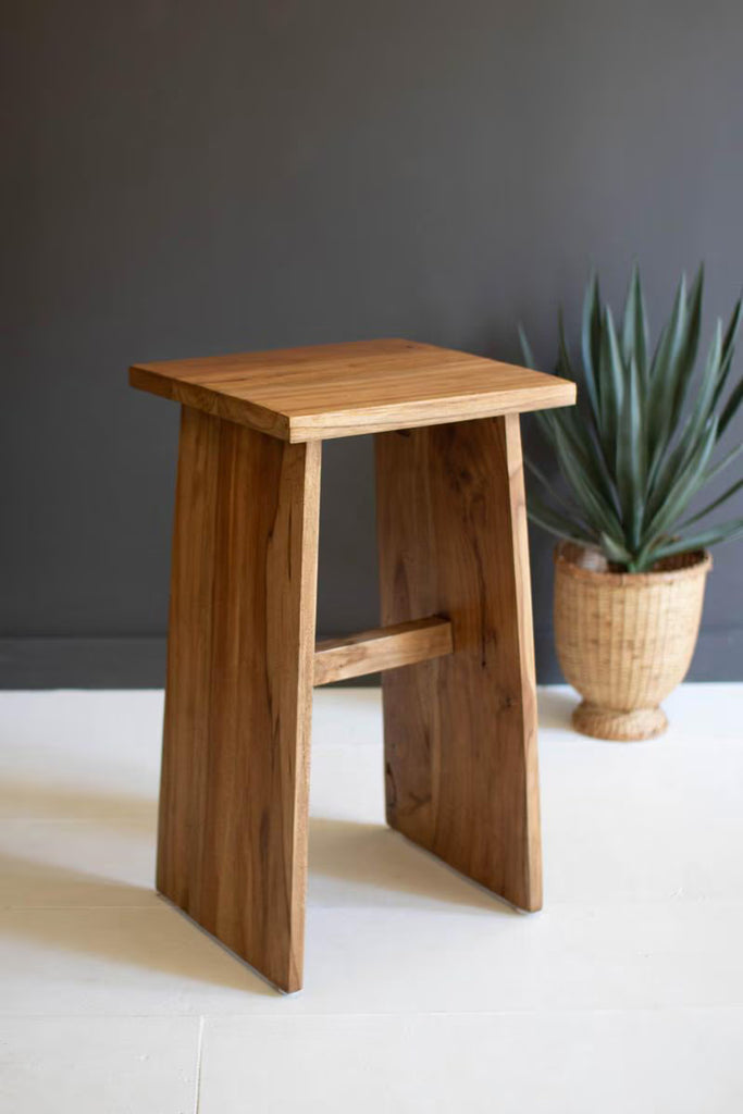 Teakwood Bar Stool – image 1