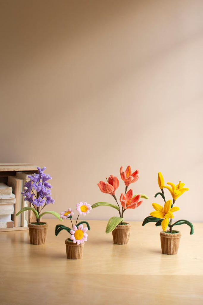 Set of 4 Potted Pipe Cleaner Botanica – image 1