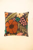 Velvet Embroidery Pillow - Flowers #2 - view 1