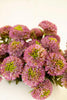 BUNDLE OF SEVEN  ARTIFICIAL ZINNIAS - PURPLE — Kalalou CHAL1001