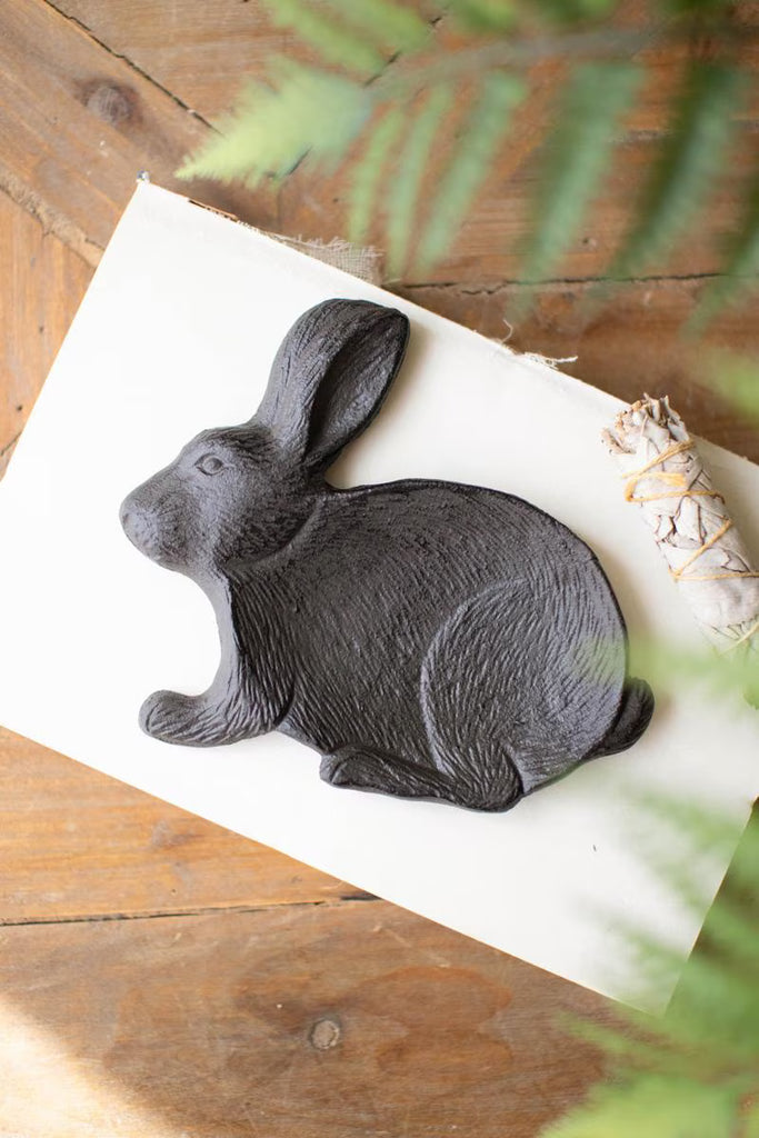 Cast Iron Easter Rabbit Trinket Tray - image 3