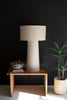 BOUCLE FABRIC TABLE LAMP WITH SHADE — Kalalou NNL2741