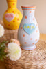 Set of 5 Ceramic Hearts with Words Vases – image 6