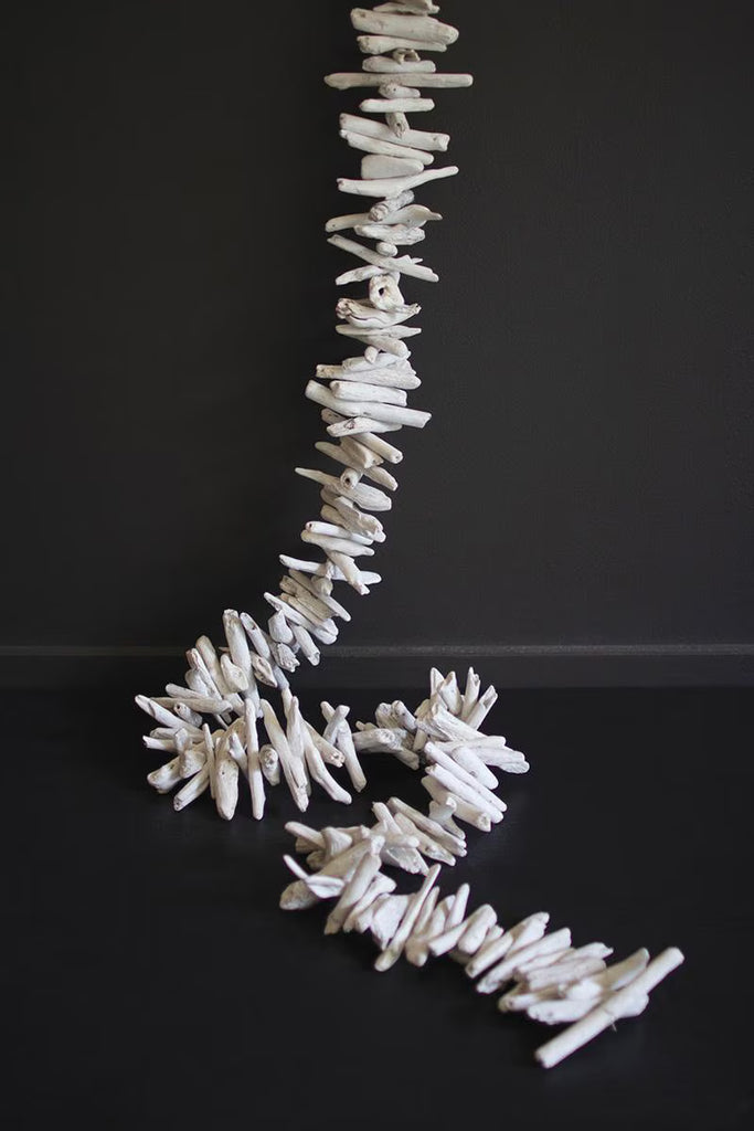 WHITE-WASHED DRIFTWOOD GARLAND (MIN 2) — Kalalou PFR1221K