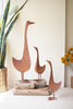Set of 3 Rustic Metal Geese – image 2