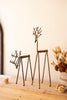 Set of 2 Forged-iron Deer – image 4