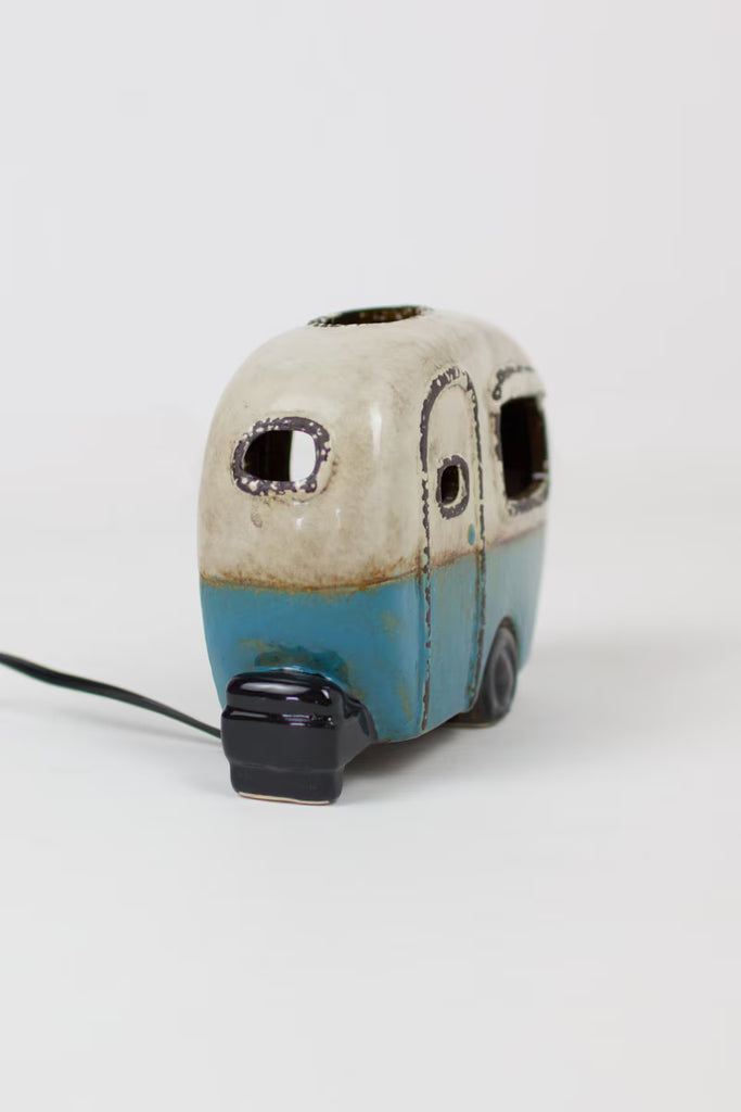 CERAMIC CAMPER LAMP (MIN 2) — Kalalou CDV1754K