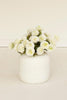 Set of 6 Bundle of Seven Artificial Dalhias - White – image 2