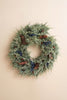 Faux Fir Christmas Wreath with Berries – image 4