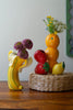 Set of 3 Ceramic Bud Vases - Orange, Strwberry and Lemon - view 2