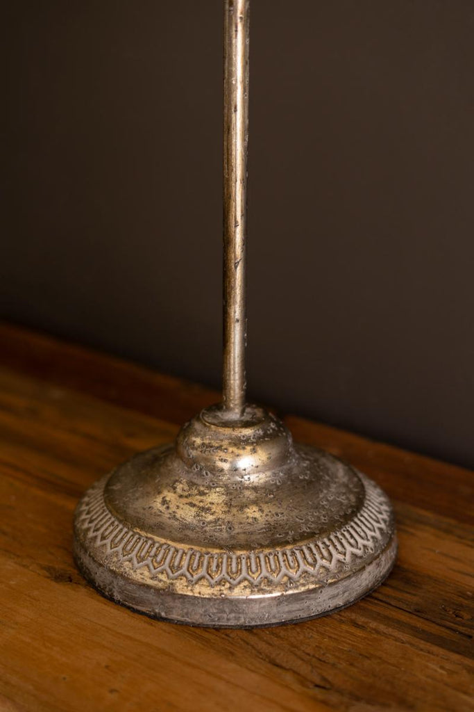Rustic Metal Table Lamp - Flower – image 3