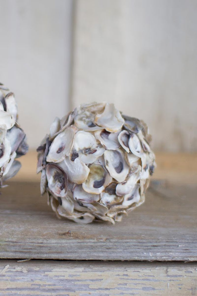 OYSTER SHELL SPHERE (MIN 4) — Kalalou PGT1010K