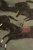 Framed Paint Over Print Four Run Away Race Horses – image 4