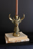 RESIN TAPER CANDLE HOLDER - DEER (MIN 2) — Kalalou CMNQ1281K