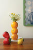 Set of 3 Ceramic Bud Vases - Orange, Strwberry and Lemon - view 1