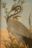 Set of 2 Framed Heron Prints Under Glass – image 3