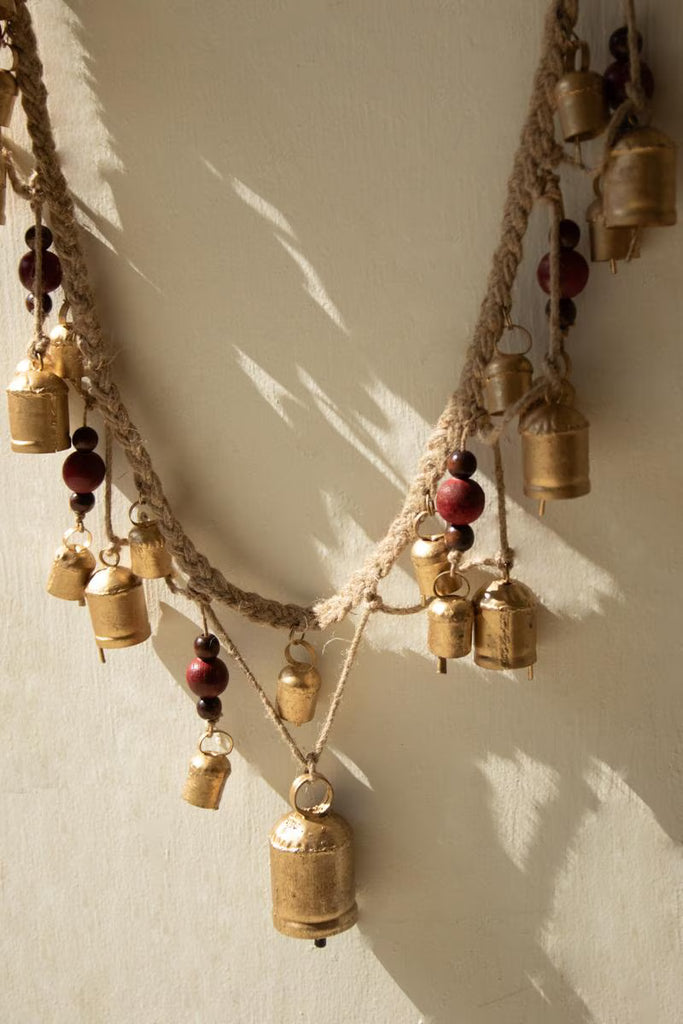 Mutli Christmas Bell Garland - view 2